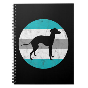 Cuaderno regalo de galgo italiano hombres chicas hombres