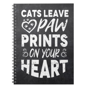 Cuaderno Regalo de gatito adorable madre pizarra negra Kitt