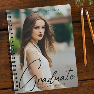 Cuaderno Regalo de graduación de escritura de moda para fot