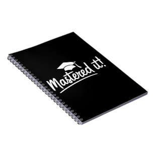 Cuaderno Regalo de graduación de maestría Dominado