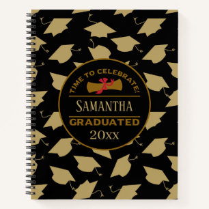 Cuaderno Regalo de graduación personalizado Hora De Celeb
