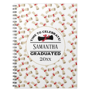 Cuaderno Regalo de graduación personalizado Hora De Celeb