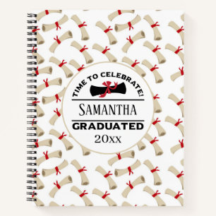 Cuaderno Regalo de graduación personalizado Hora De Celeb