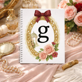 Cuaderno Regalo de Graduación Personalizado Inicial G Regen