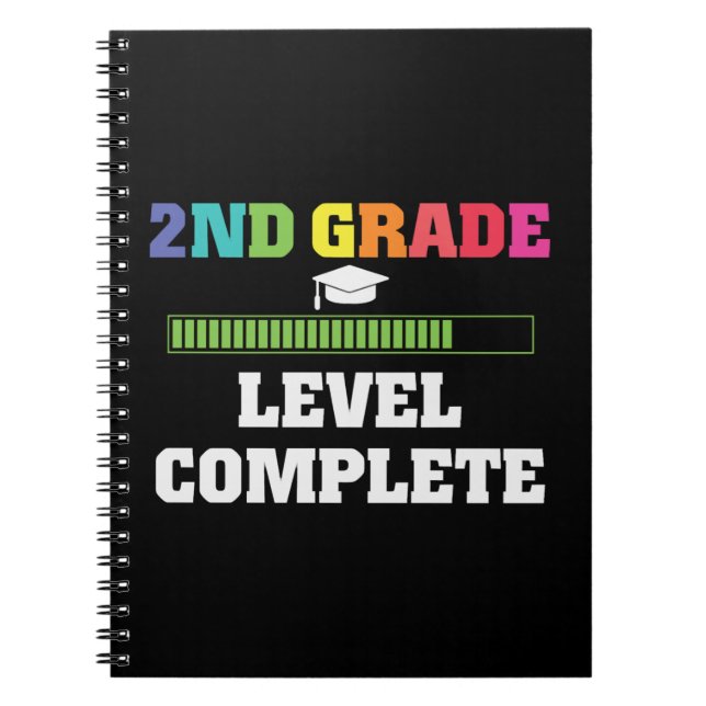 Cuaderno Regalo de graduado de 2.º nivel de nivel completo  (Frente)