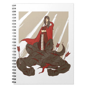 Cuaderno Regalo De Guerrero De Capuchas Rojas Por Amor Chic