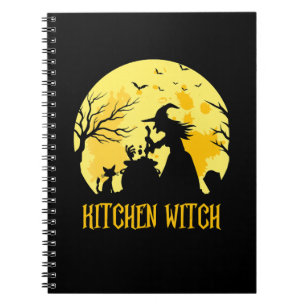 Cuaderno Regalo de halloween para la cocina del chef   bruj