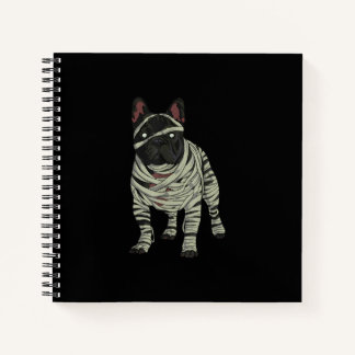 Cuaderno Regalo de Halloween para perros Bulldoges francese