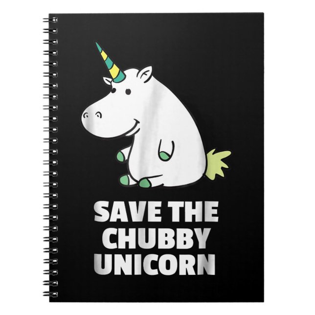 Cuaderno Regalo de Hippo Lover| Hippo de Chubby Unicorn| Hi (Frente)