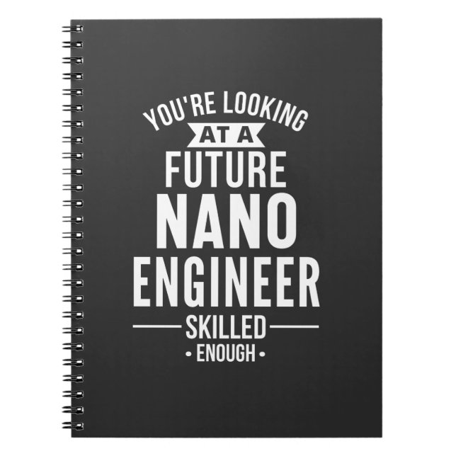 Cuaderno Regalo de ingeniero de NANO (Frente)