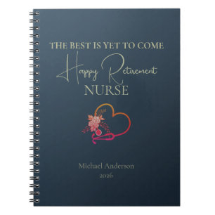 Cuaderno Regalo de Jubilación de Enfermera Lo Mejor Está Po