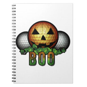 Cuaderno Regalo de jubilación para golfista de Halloween en