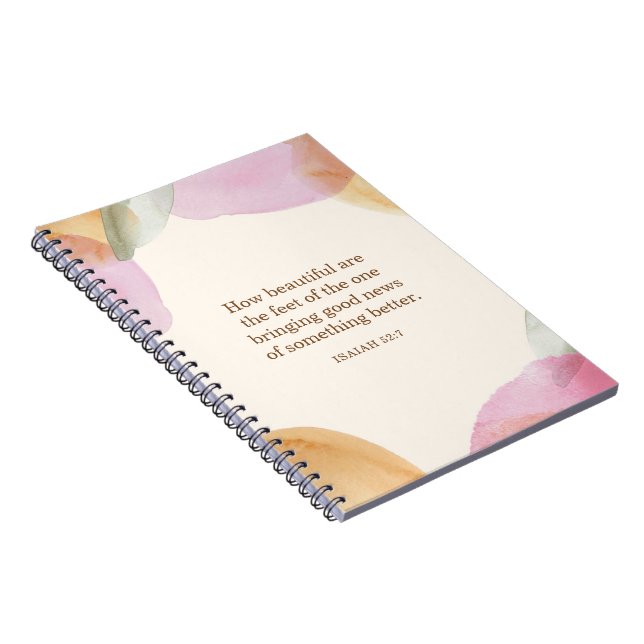 Cuaderno Regalo de JW Pioneer, Isaiah 52:7 | JW (Lado Derecho)