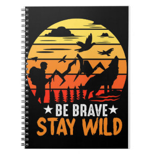 Cuaderno Regalo de la caravana sé valiente y salvaje