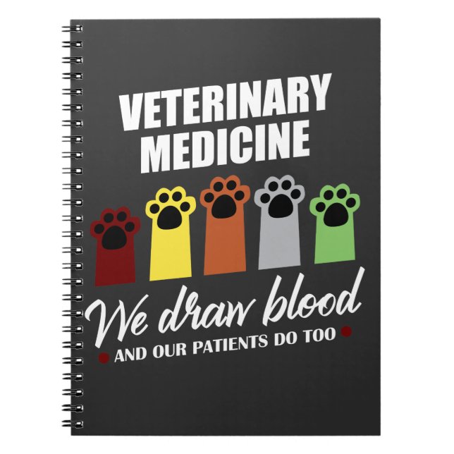 Cuaderno Regalo de la tecnología del veterinario para la (Frente)