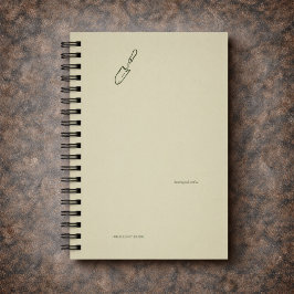 Cuaderno Regalo de lector del jardín de botánica de la acad
