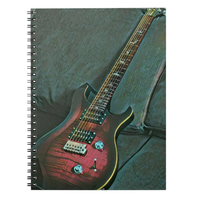 Cuaderno regalo de los amantes de la guitarra (Frente)