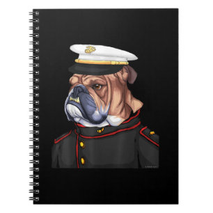 Cuaderno Regalo de mamá de papá, perro armado del Bulldog d