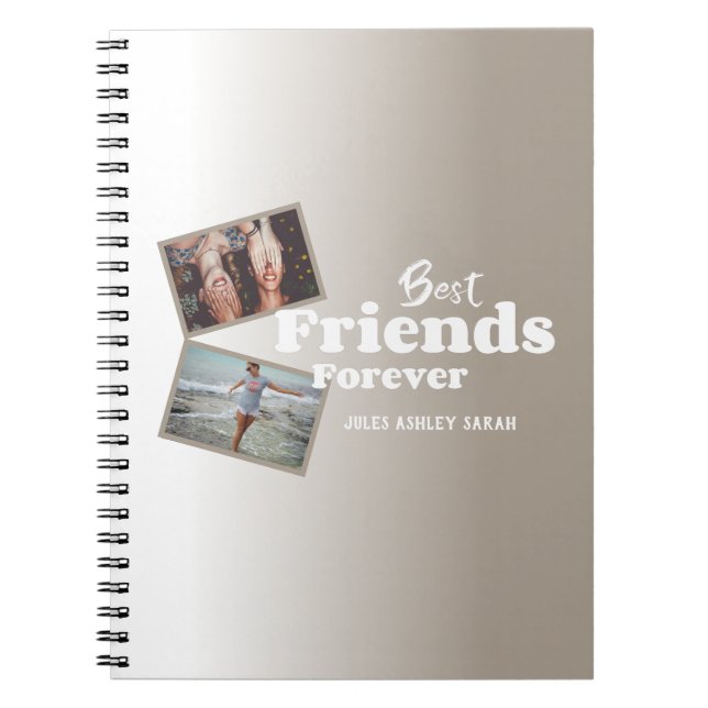 Cuaderno Regalo de moda para mejores amigos (Frente)