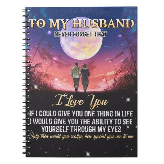 Cuaderno Regalo de Navidad | A Mi Esposo Te Amo (Frente)