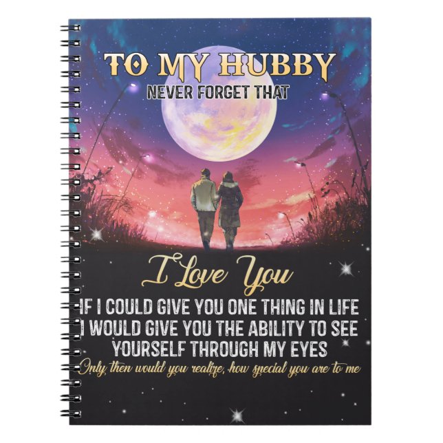 Cuaderno Regalo de Navidad | A Mi Hubby Te Amo (Frente)