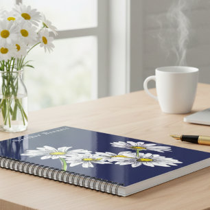 Cuaderno Regalo de Navidad Floral Boho de Margarita Acuarel