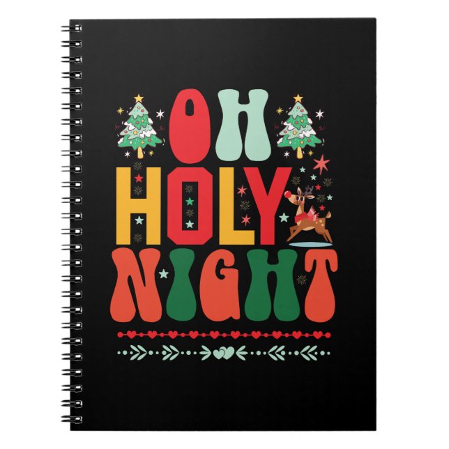 Cuaderno Regalo de Navidad Oh Noche Santa (Frente)