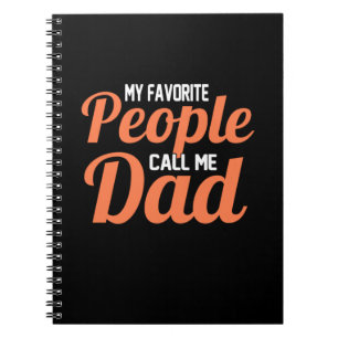 Cuaderno Regalo de padre Mi Gente Favorita Me Llama Papá