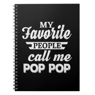Cuaderno Regalo de Papá Mis personas favoritas me llaman Pa