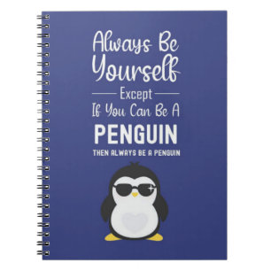 Cuaderno Regalo de pingüino lindo Animal Dibujos Animados P
