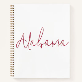 Cuaderno Regalo de recuerdo de viaje por Alabama