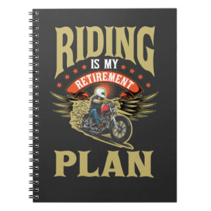 Cuaderno Regalo de retiro de motocicletas para padre viejo 