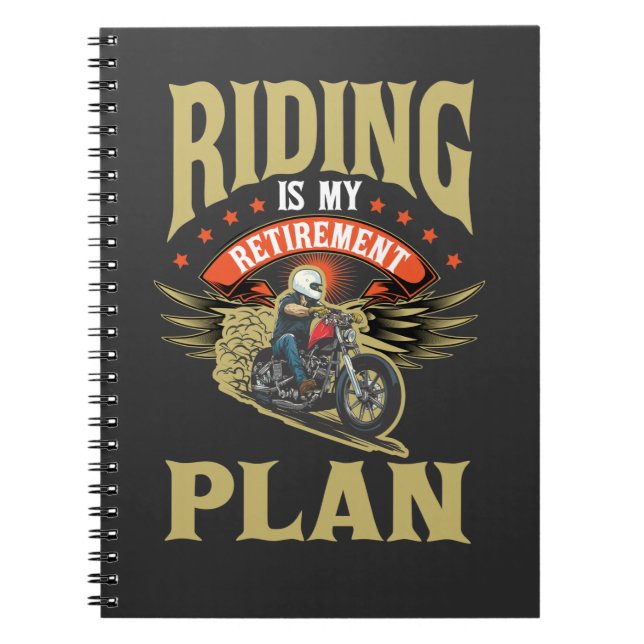 Cuaderno Regalo de retiro de motocicletas para padre viejo  (Frente)