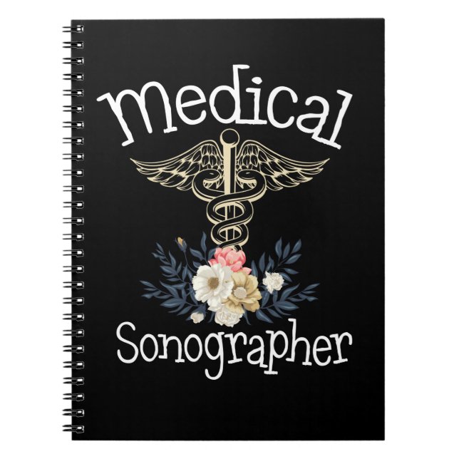 Cuaderno Regalo de sonografía cuta de sonógrafo médico (Frente)