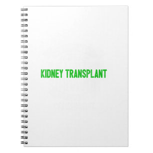 Cuaderno Regalo de superviviente de trasplante de riñón de