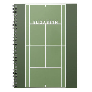 Cuaderno Regalo de tenis personalizado