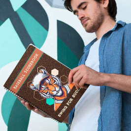 Cuaderno Regalo de tigre Guay para jugadores de béisbol que