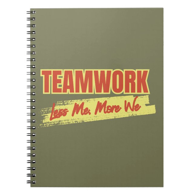 Cuaderno Regalo de trabajo en equipo de Office Business Cor (Frente)
