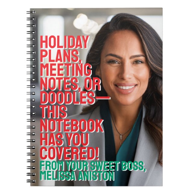 Cuaderno Regalo de tu dulce jefe (Frente)