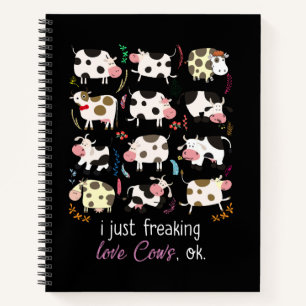 Cuaderno Regalo de vaca   Acabo de estafar a las vacas de a
