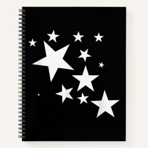 Cuaderno Regalo de vestuario de diseño de estrellas de estr