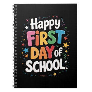 Cuaderno Regalo de vida de maestro feliz primer día de escu