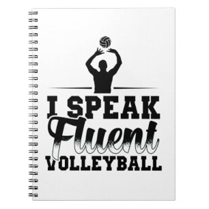 Cuaderno Regalo de voleibol para jugadores y entrenadores