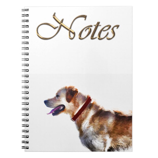 Cuaderno Regalo del amante de los perros de los Labradores  (Frente)