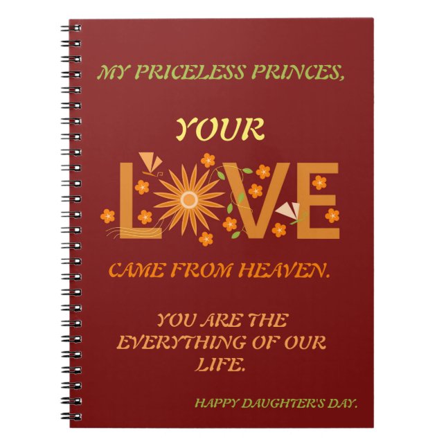 CUADERNO REGALO DEL DÍA DE LA MADRE (Frente)
