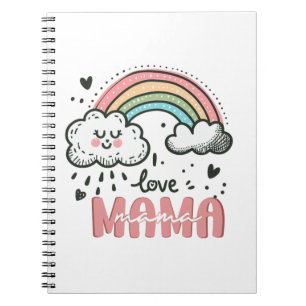 Cuaderno Regalo del Día de la Madre Amo A Mamá