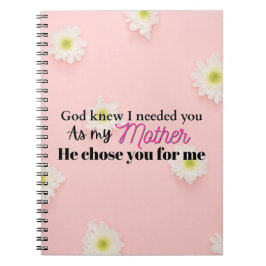 Cuaderno Regalo del día de la madre cristiana para mamá de 
