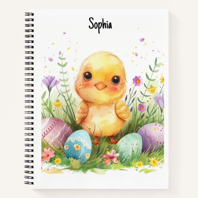 Cuaderno Regalo del Día de Pascua 2024, Huevo de Pascua Per (Anverso)