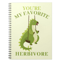 Cuaderno Regalo del día de San Valentín para niños de dinos