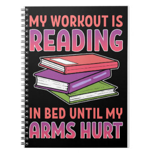 Cuaderno Regalo del lector Mi entrenamiento está leyendo en